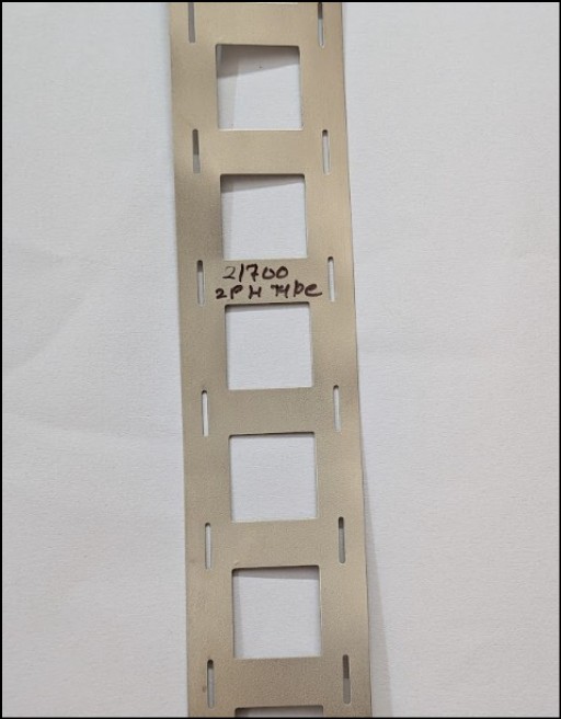 Nickel Strip Plated 2P(21700) 31x0.15 mm without holder CD 22.5